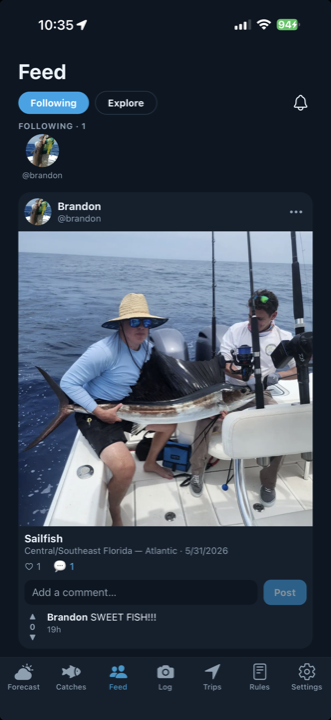 Community feed